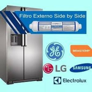 Refil Filtro Externo Geladeira Side By Side Todas Marcas