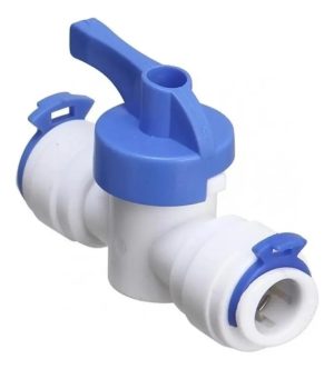 Registro Plastico Engate Rápido 1/4 6mm Mangueirinha Filtro