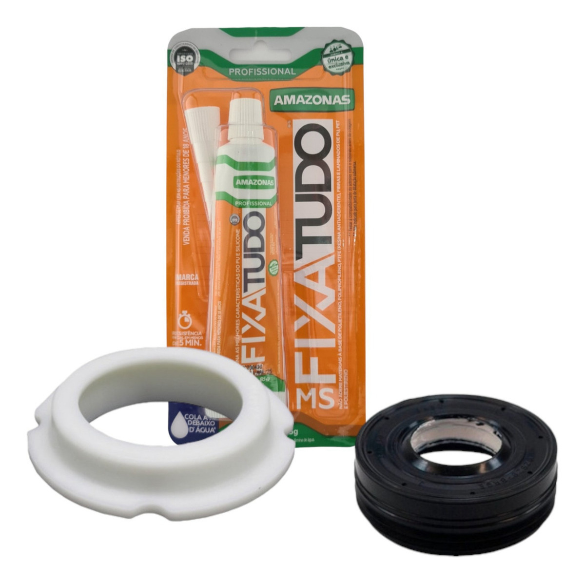 Salva Tanque E Retentor Compativel Lavadora Brastemp Consul - Imagem 3