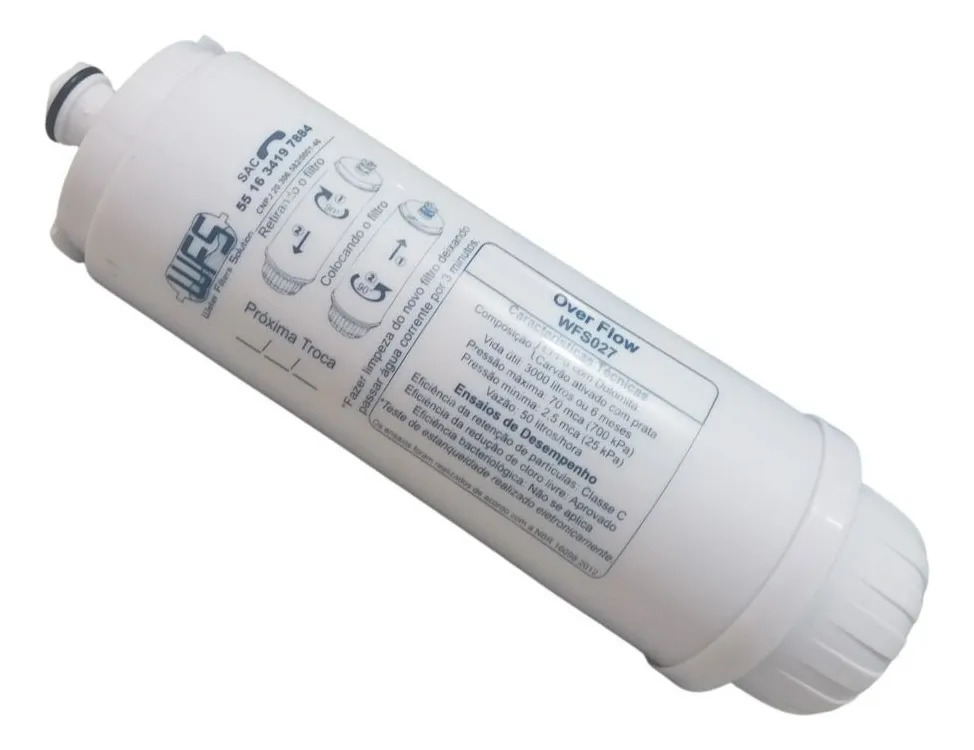 Refil Filtro Água Over Flow Wfs 027 Compatível Ibbl - Imagem 6