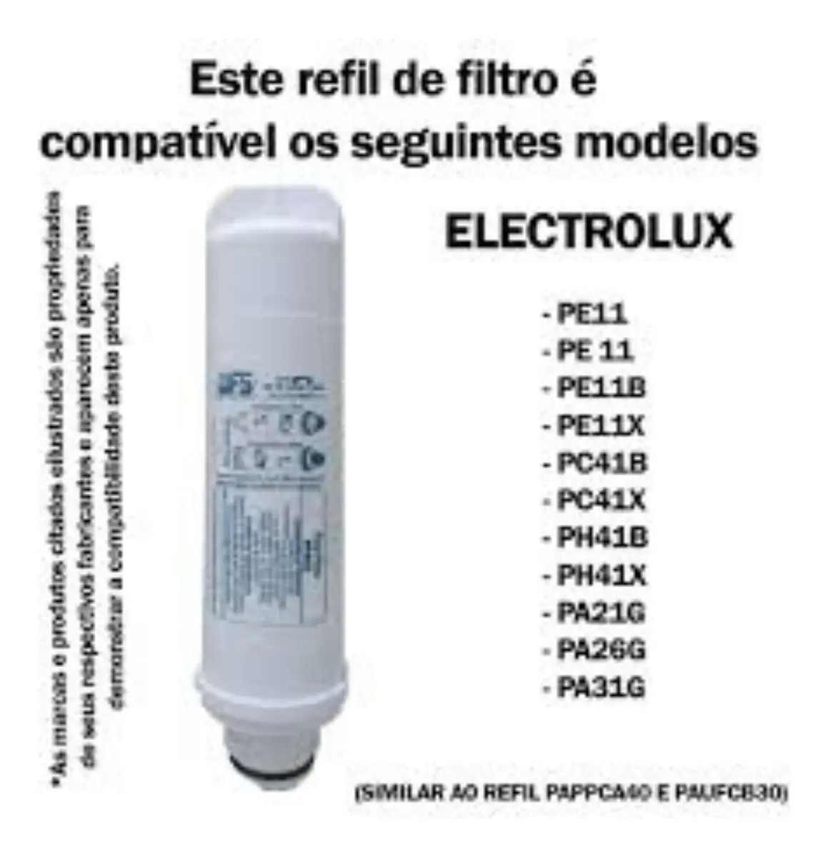 Refil Filtro Purificador Electrolux Wfs023 Compatível - Imagem 3