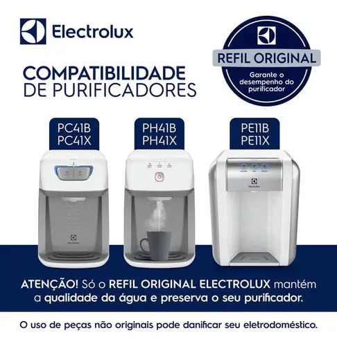 Filtro/refil De Água Electrolux Purificador Modelo Pe11b Cor Branco - Imagem 3
