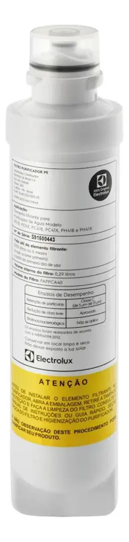 Filtro/refil De Água Electrolux Purificador Modelo Pe11b Cor Branco - Imagem 5
